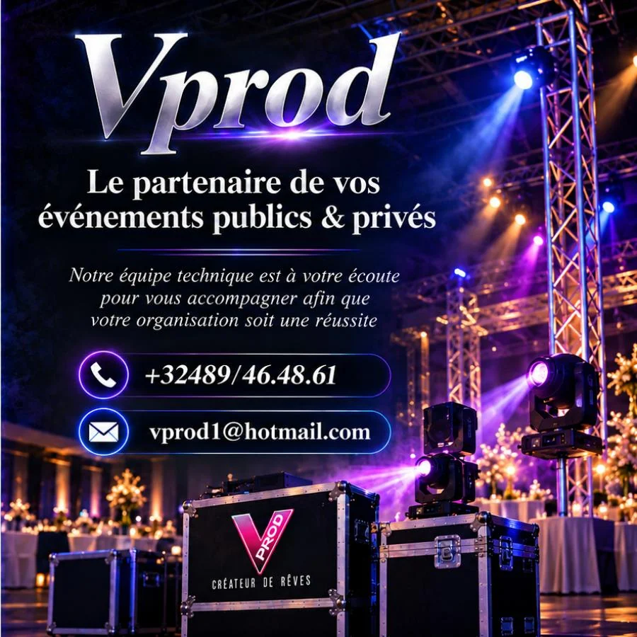 Vprod - Le partenaire de vos événements publics et privés